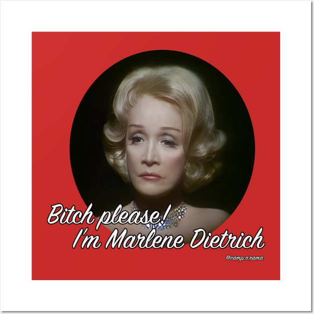 Marlene Dietrich Wall Art by Camp.o.rama